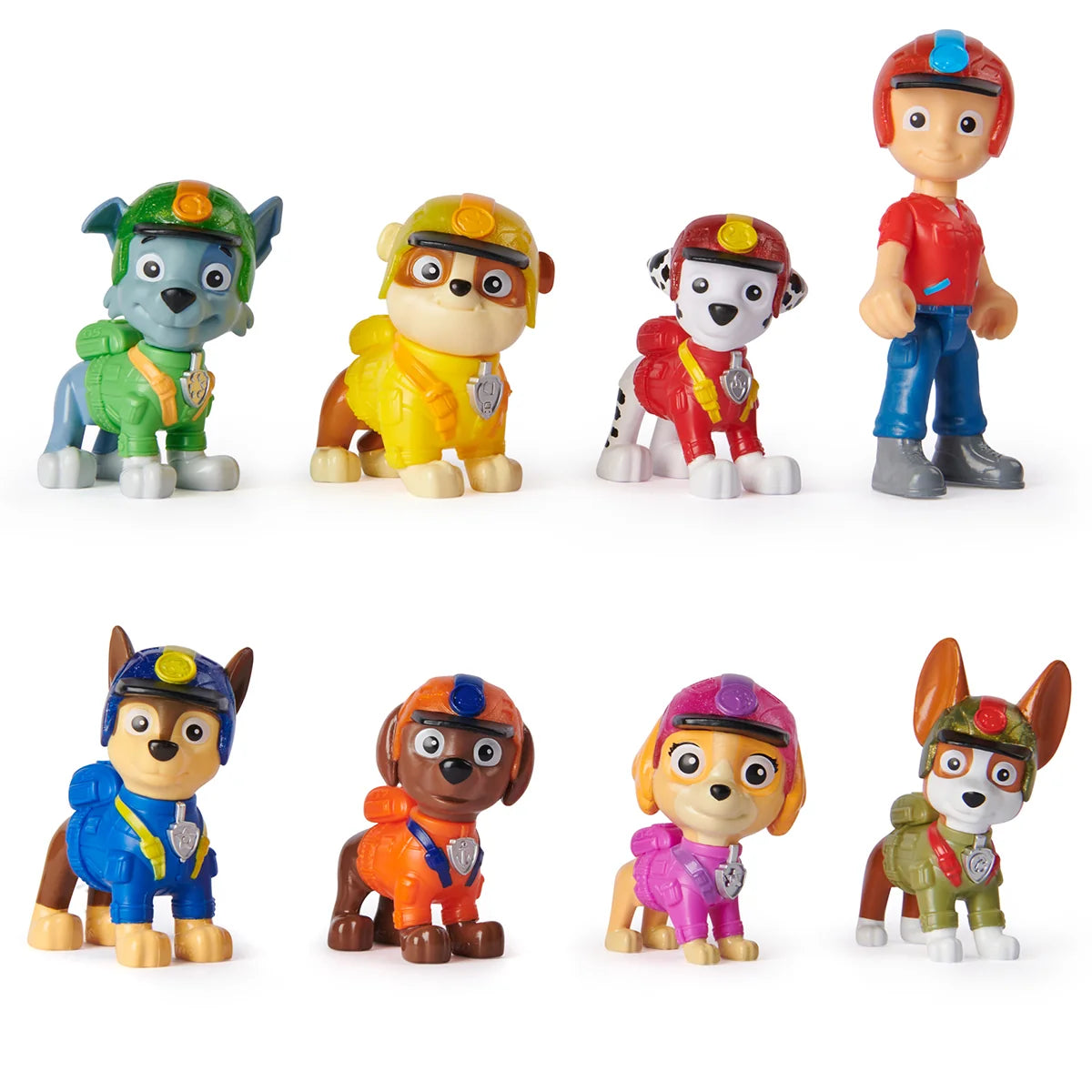 PAW Patrol Jungle Pups 8-Figure Gift Pack Toy in action display with all figures – Ireland