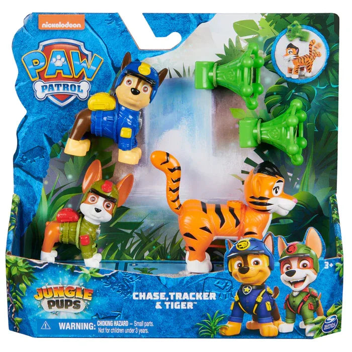 PAW Patrol Jungle Pups Chase, Tracker and Tiger toy set in packaging – Ireland