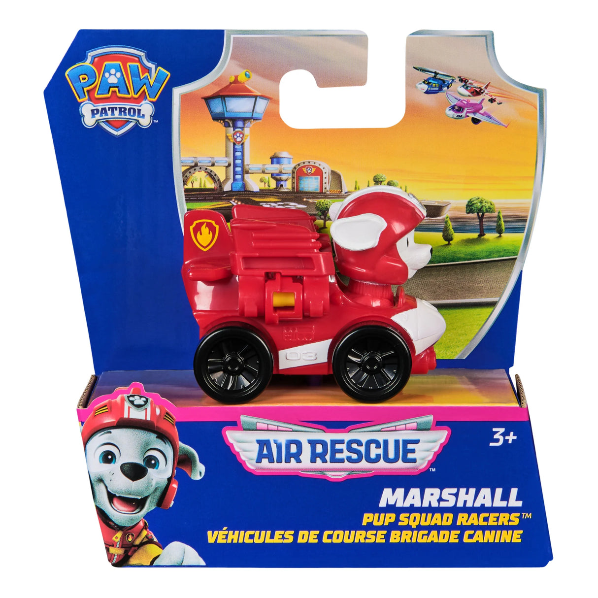Paw Patrol Marshall Pup Squad Racer toy packaging with figure – Ireland