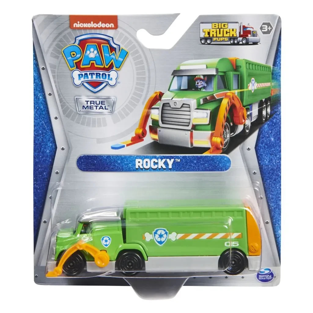 Rocky PAW Patrol True Metal Big Truck Pups truck shown in packaging