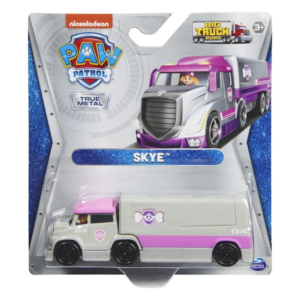 Skye PAW Patrol True Metal Big Truck Pups truck shown in packaging