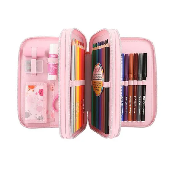 TOPModel Triple Pencil Case with Marker 12262
