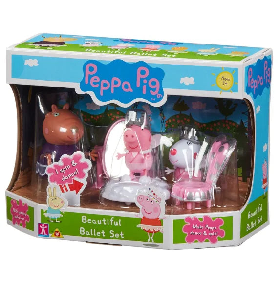Peppa Pig Beautiful Ballet Set in box with Peppa Suzy and Madame Gazelle Ireland