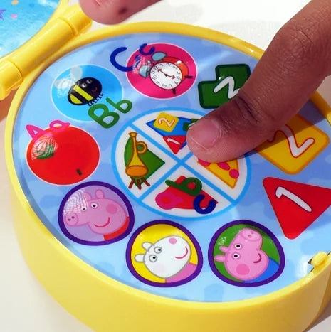 Peppa Pig Learning Pad touch screen showing colours and shapes Ireland