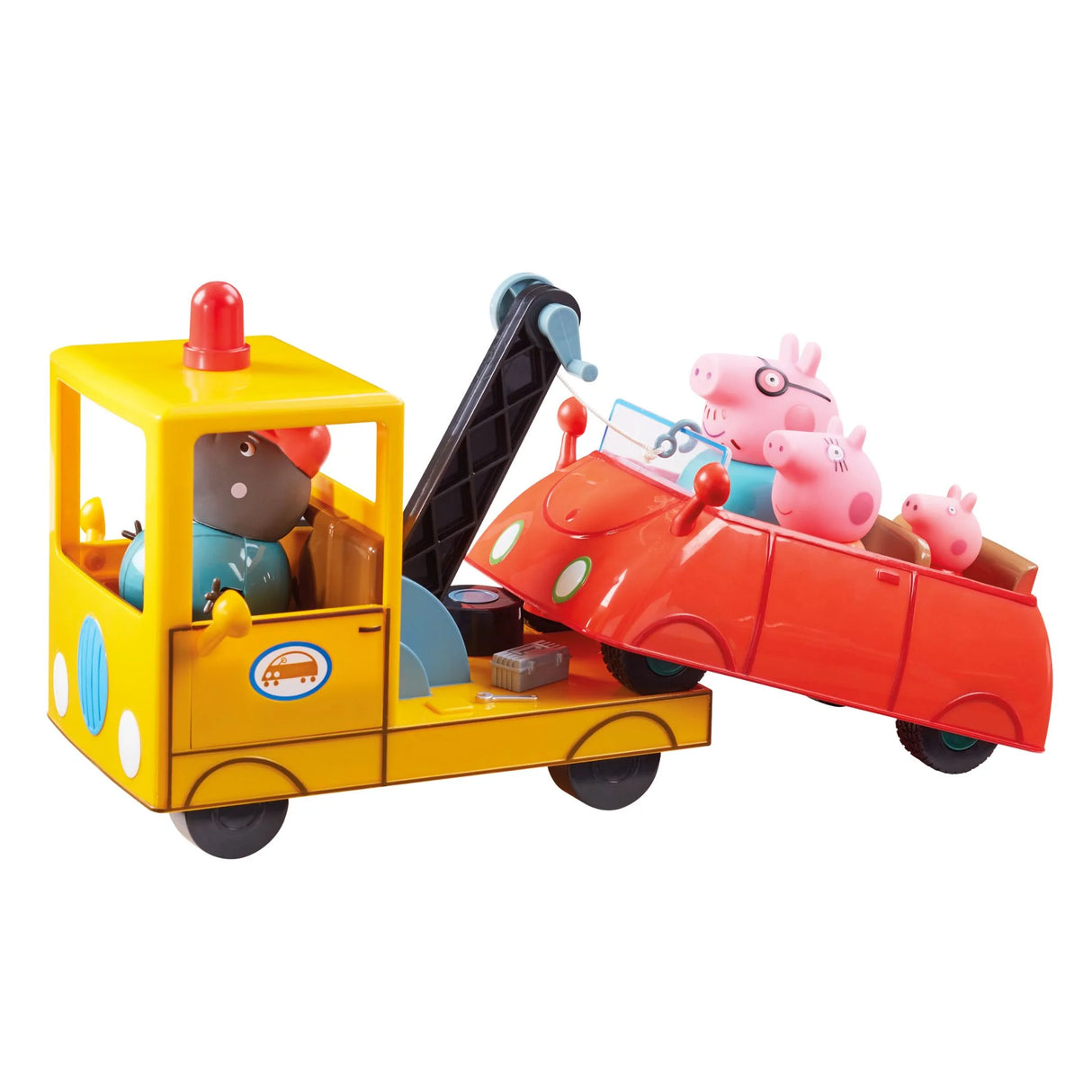 Peppa Pig Grandad Dogs Recovery Set with working tow truck and red car Ireland