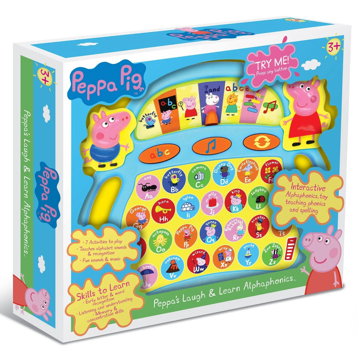 Peppa Pig Laugh and Learn Alphaphonics toy in box for kids Ireland