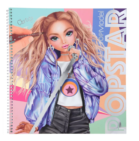 TOPModel Popstar Colouring Book