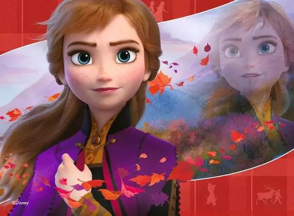 Anna puzzle image from Ravensburger Frozen 2 4 in a Box Jigsaw