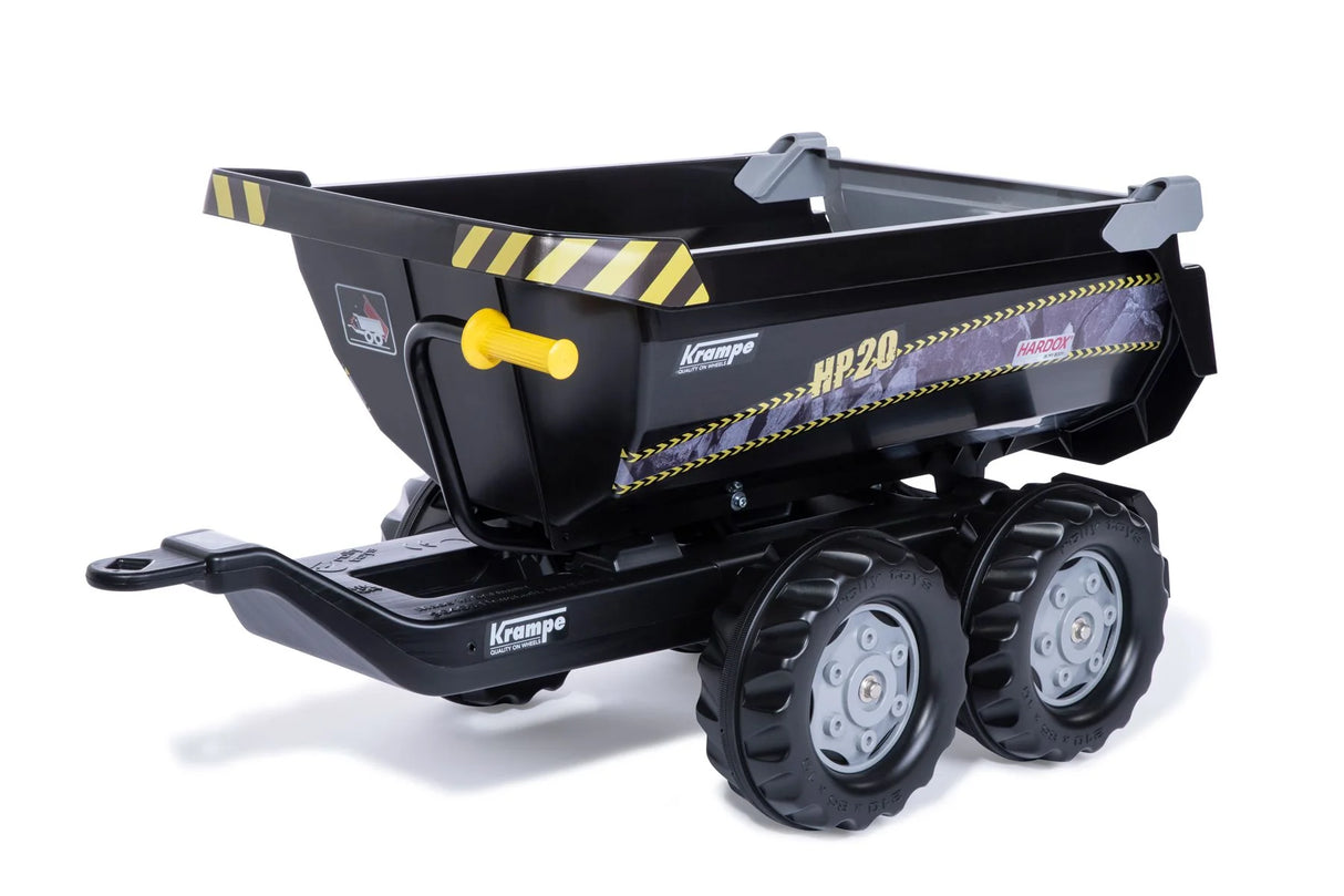 Rolly Krampe HP20 Halfpipe trailer with twin axle and side graphics – Ireland