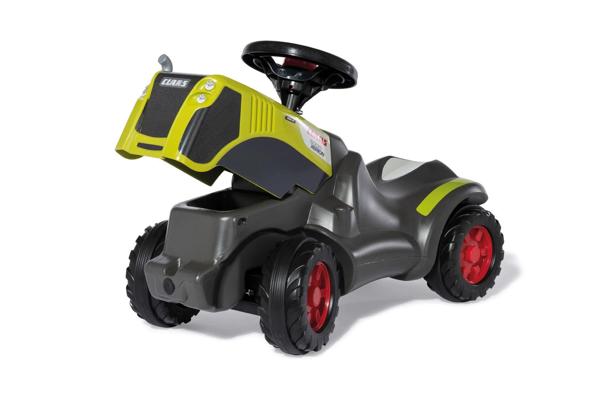 Rolly CLAAS ride-on tractor with open bonnet and storage compartment under hood – Ireland