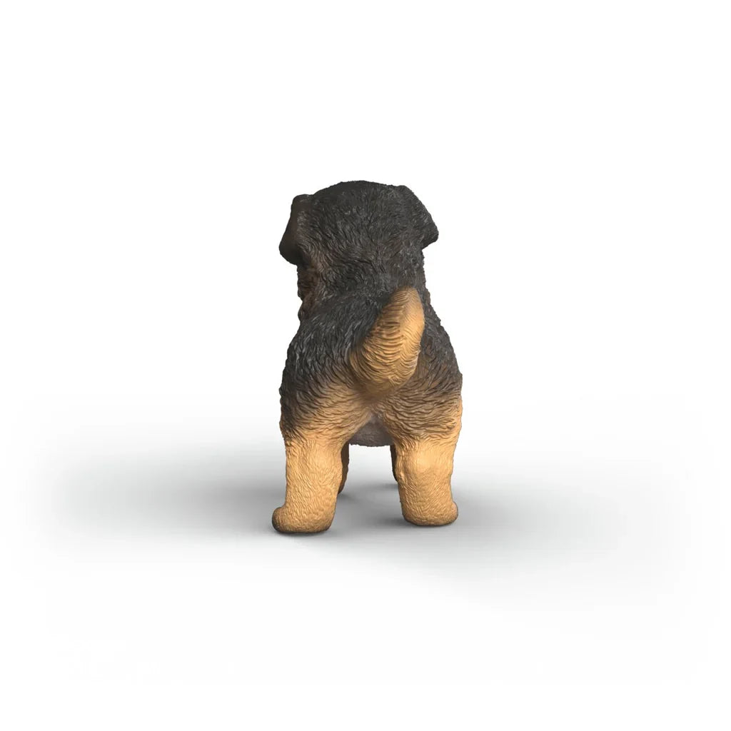 Schleich German Shepherd Puppy figure shown from behind