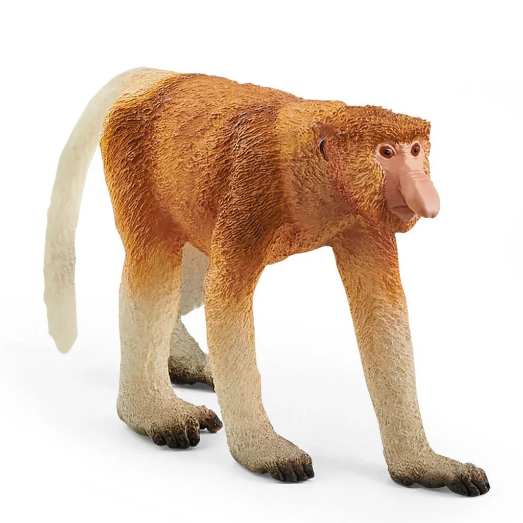 Schleich Proboscis Monkey toy figure with large nose and orangutan colouring Ireland 14846