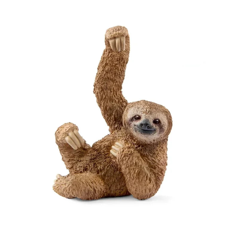 Schleich sloth toy with raised arm and forest animal detail Ireland model 14793
