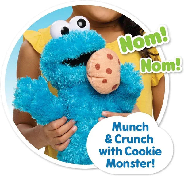 Child hugging Sesame Street Cookie Monster plush toy – Ireland.