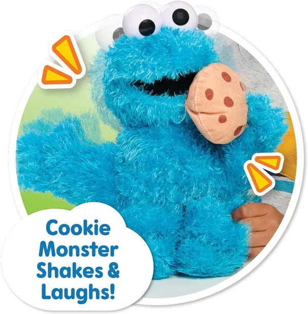 Cookie Monster plush interactive toy that shakes and laughs – Ireland.