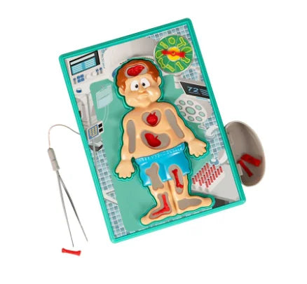 HTI Shaking Surgeon game board with tweezers and body parts Ireland