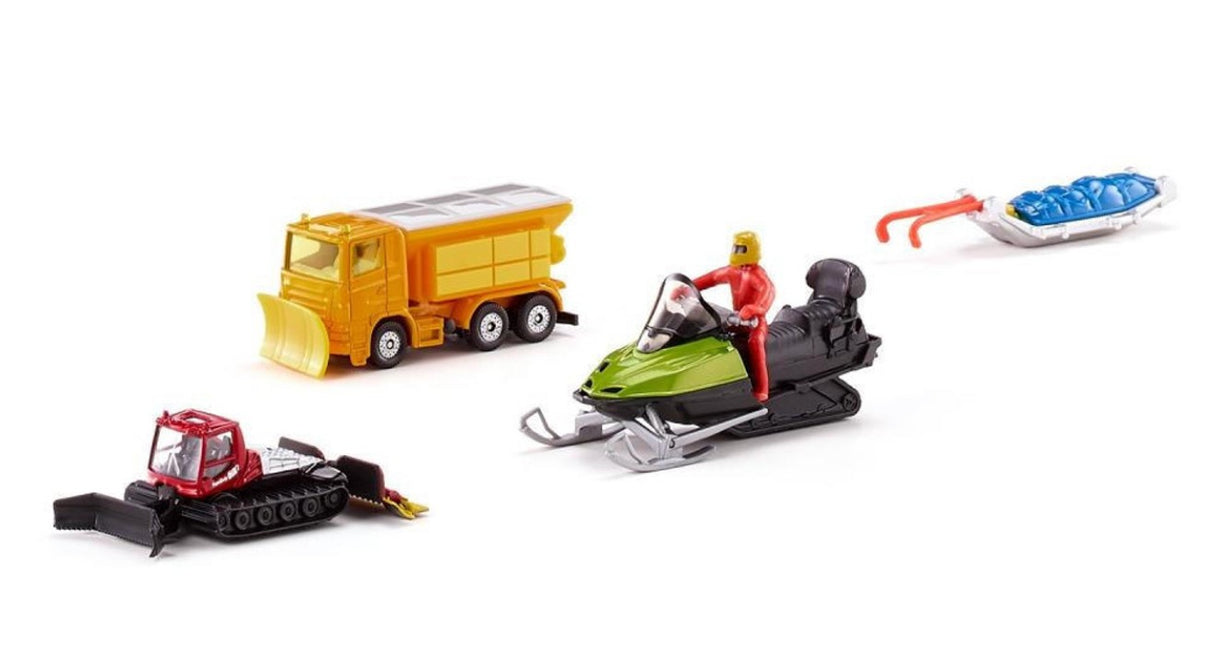 Siku Winter Gift Set 6290 snow vehicles in action including rescue sledge – Ireland