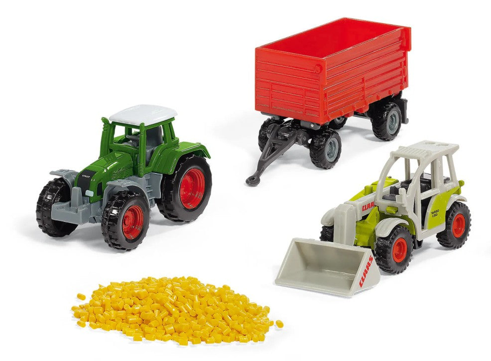 Siku Agricultural Gift Set 6304 with tractor, trailer, loader and grain pellets Ireland
