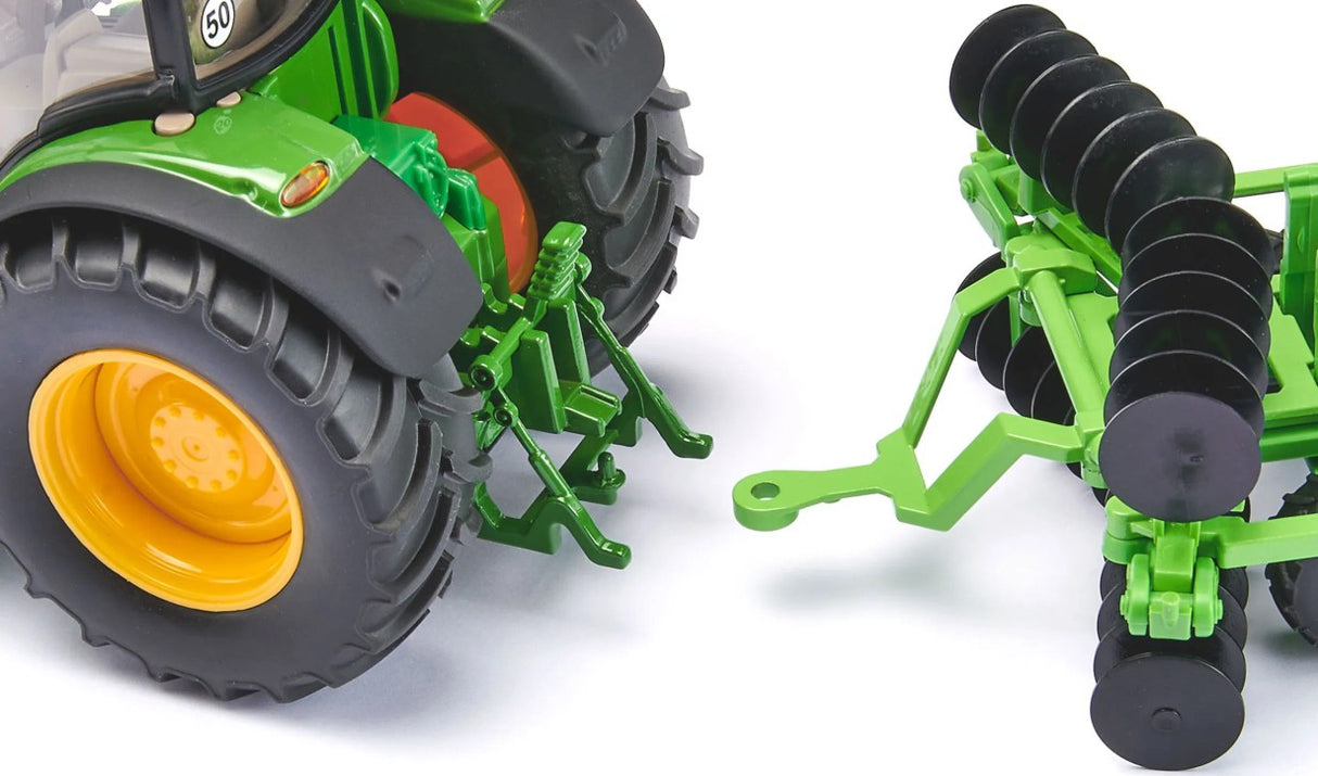 SIKU Disc Harrow connected to tractor rear Ireland