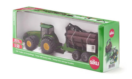 Boxed SIKU John Deere 8430 Tractor and Forestry Trailer 1954 Ireland