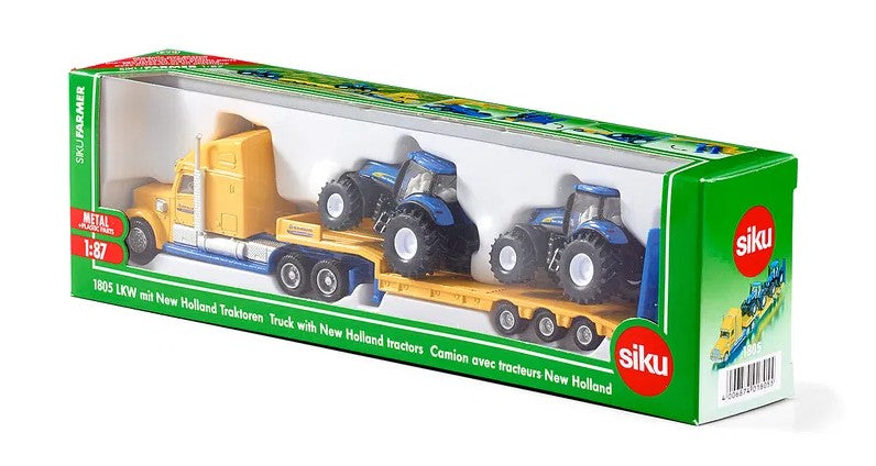 SIKU Boxed New Holland 1:87 Tractor Transport Truck Ireland