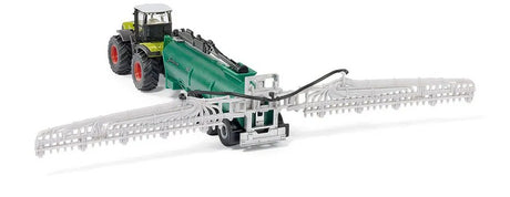 Claas Xerion SIKU tractor with extendable hose boom vacuum tanker Ireland