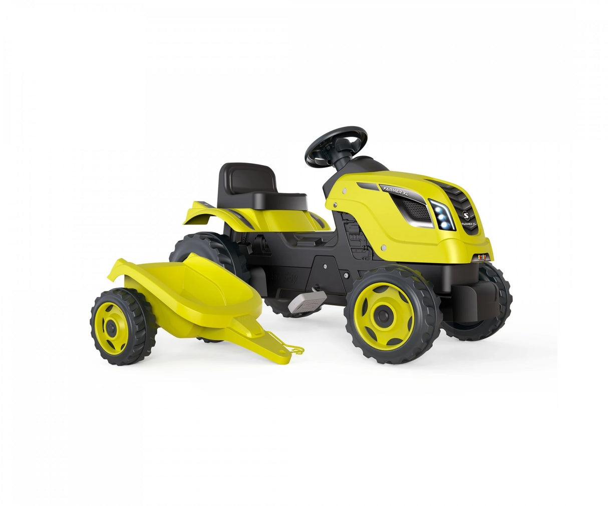 Farmer XL Green Pedal Tractor & Trailer