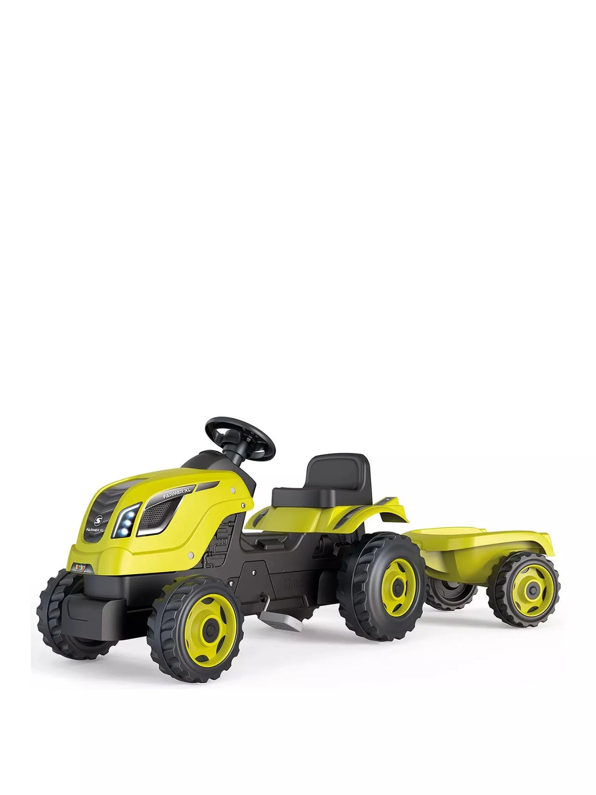 Farmer XL Green Pedal Tractor & Trailer