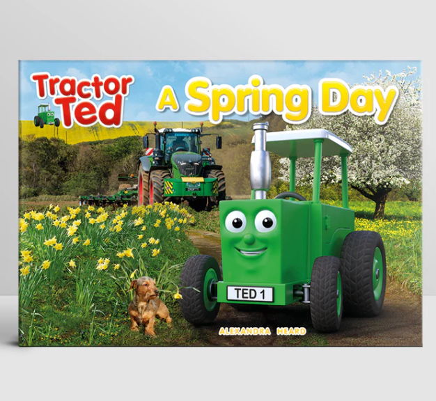 Front cover of Tractor Ted A Spring Day - Ireland - ToyTown.ie