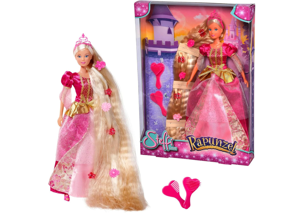 Steffi Love Rapunzel Doll in retail box with extra long hair and accessories – Ireland