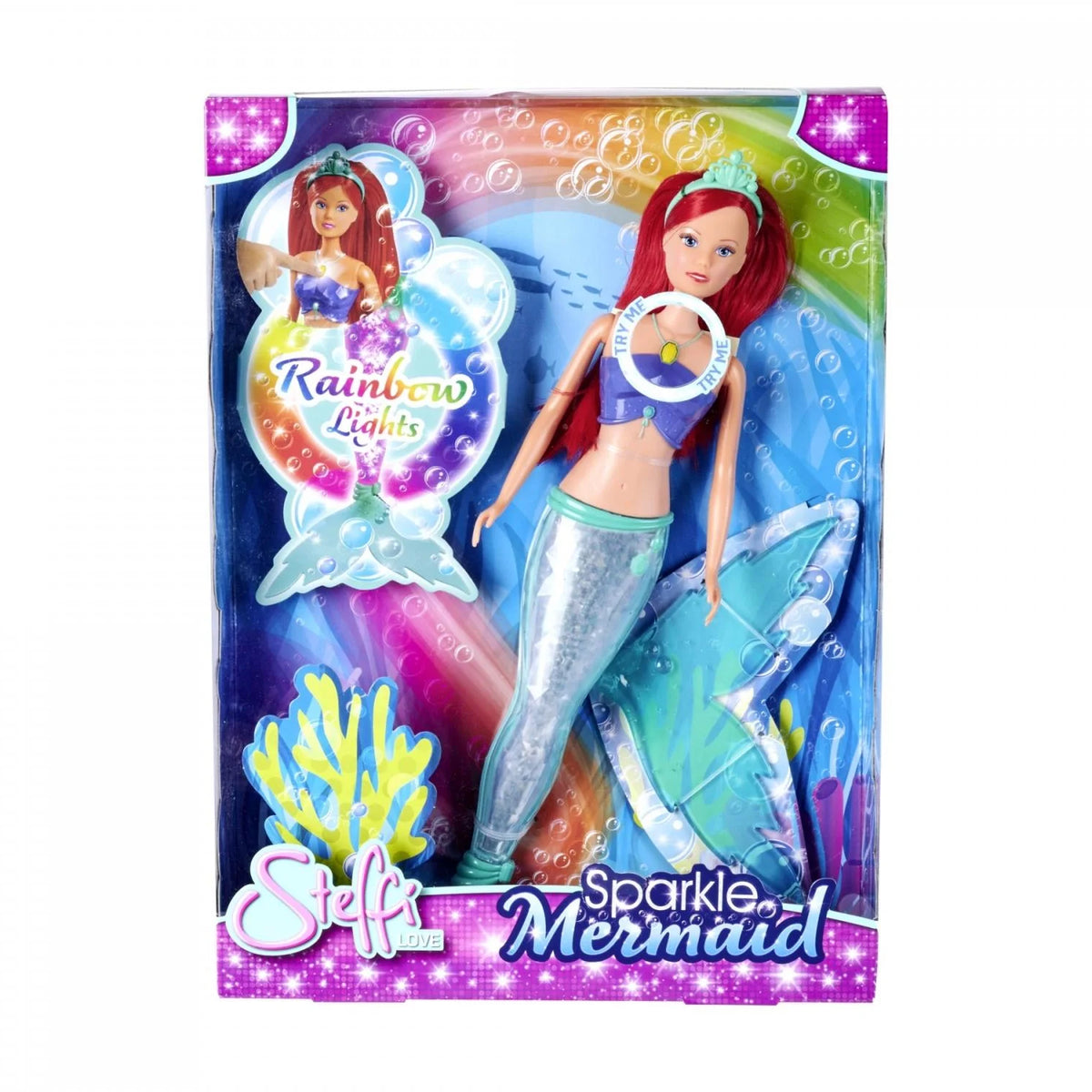 Steffi Love Sparkle Mermaid Doll – Rainbow Lights Toy Ireland