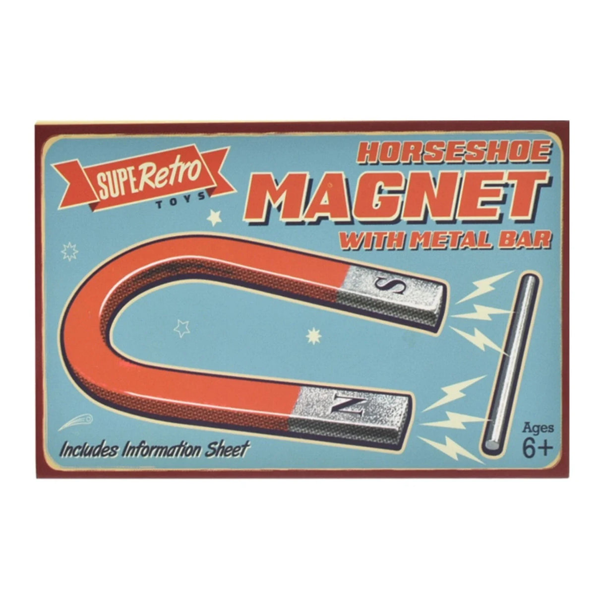 SuperRetro Horseshoe Magnet in branded packaging – Ireland