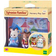 Boxed Sylvanian Families Nursery Princess Play Set with Rabbit Baby, Squirrel Baby and accessories in Ireland.