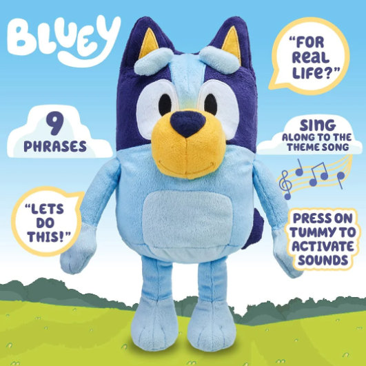 Bluey Talking Bluey Plush Soft Toy