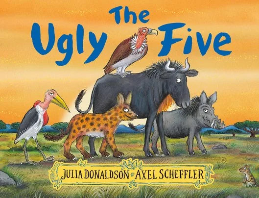 Colourful picture book art from The Ugly Five celebrating unique animals in Ireland