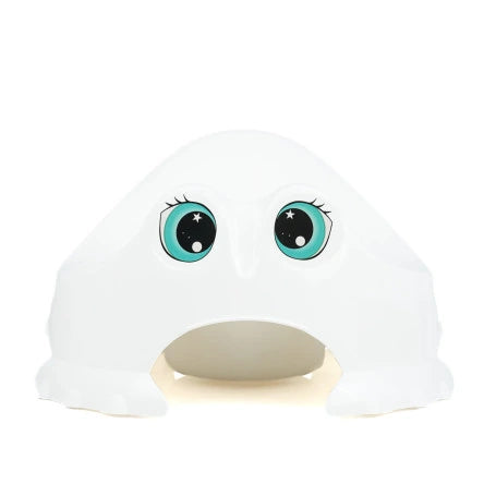 Thermobaby Funny Potty Mix white potty front view with green face detail
