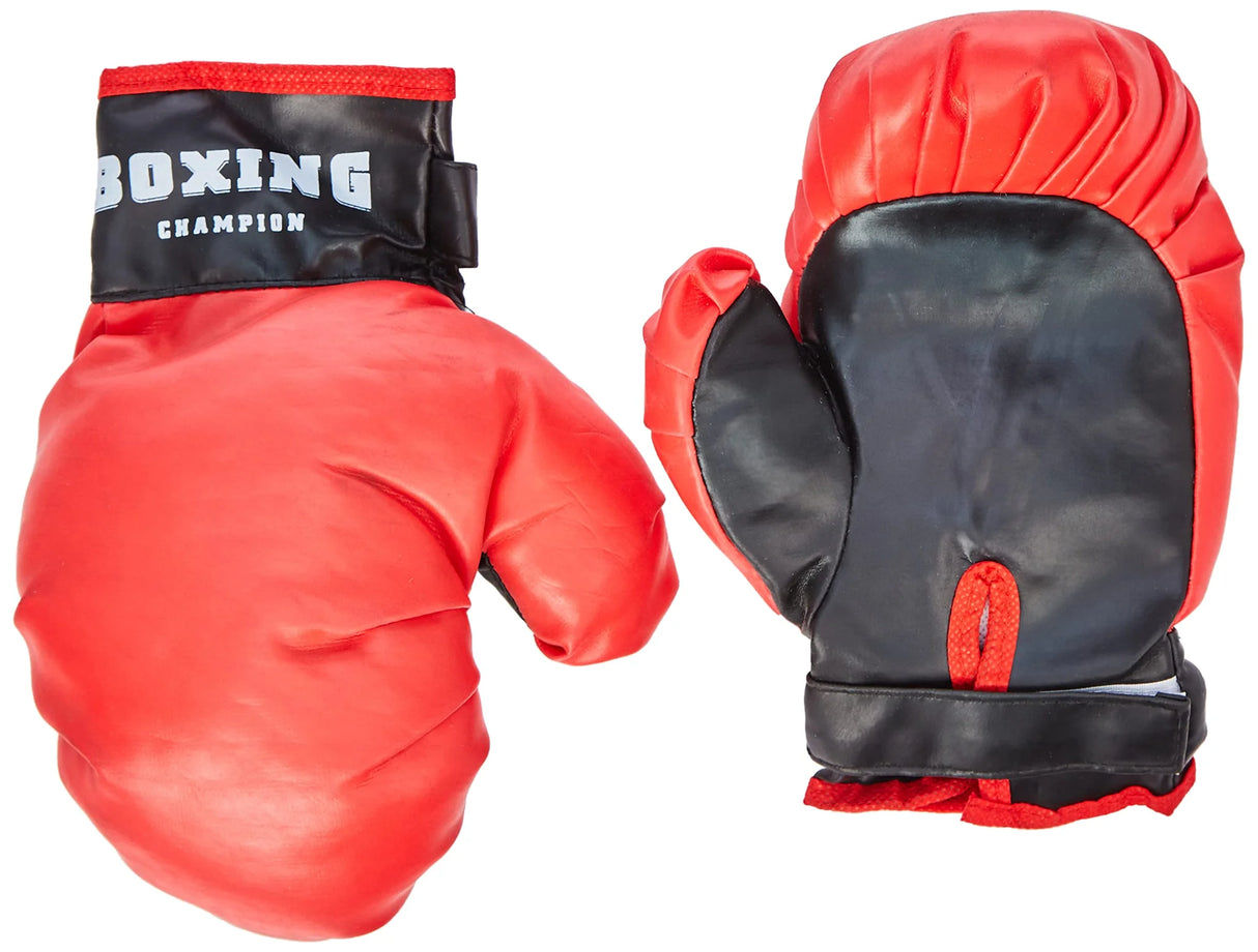 Close-up of Tobar Boxing Champion red and black boxing gloves pair in Ireland