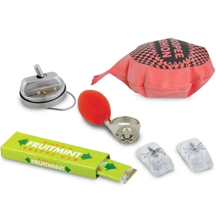 Tobar Joke Box pranks including gum, cushion, and buzzer – Ireland