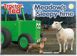 Tractor Ted Meadow's Sleepy-time Storybook cover featuring Meadow the sheep, Tractor Ted, and Midge the dog on a peaceful farm night – Ireland