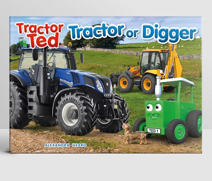 Tractor Ted Tractor or Digger Storybook front cover – Ireland