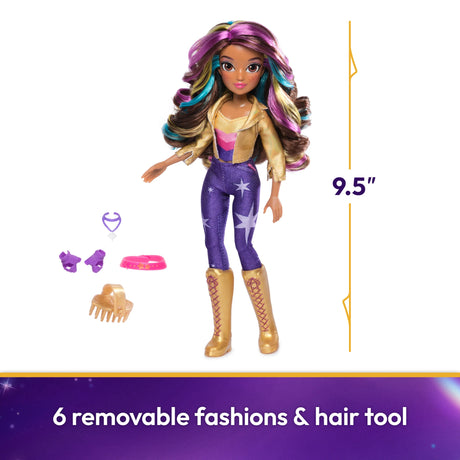 9.5-inch Sophia doll with gloves, belt, comb, necklace, and boots arranged alongside – Ireland