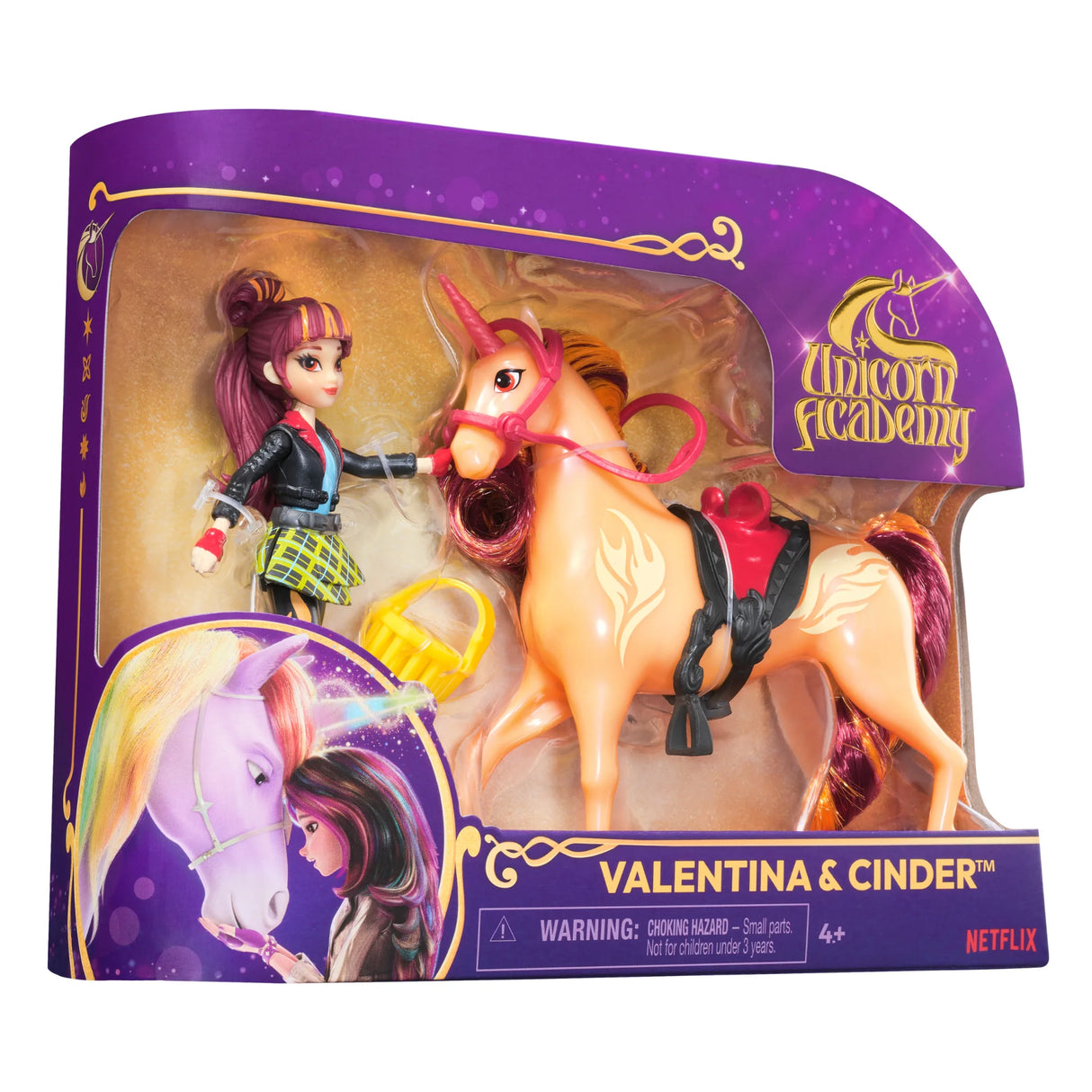 Packaged Unicorn Academy Valentina and Cinder set with accessories – Ireland