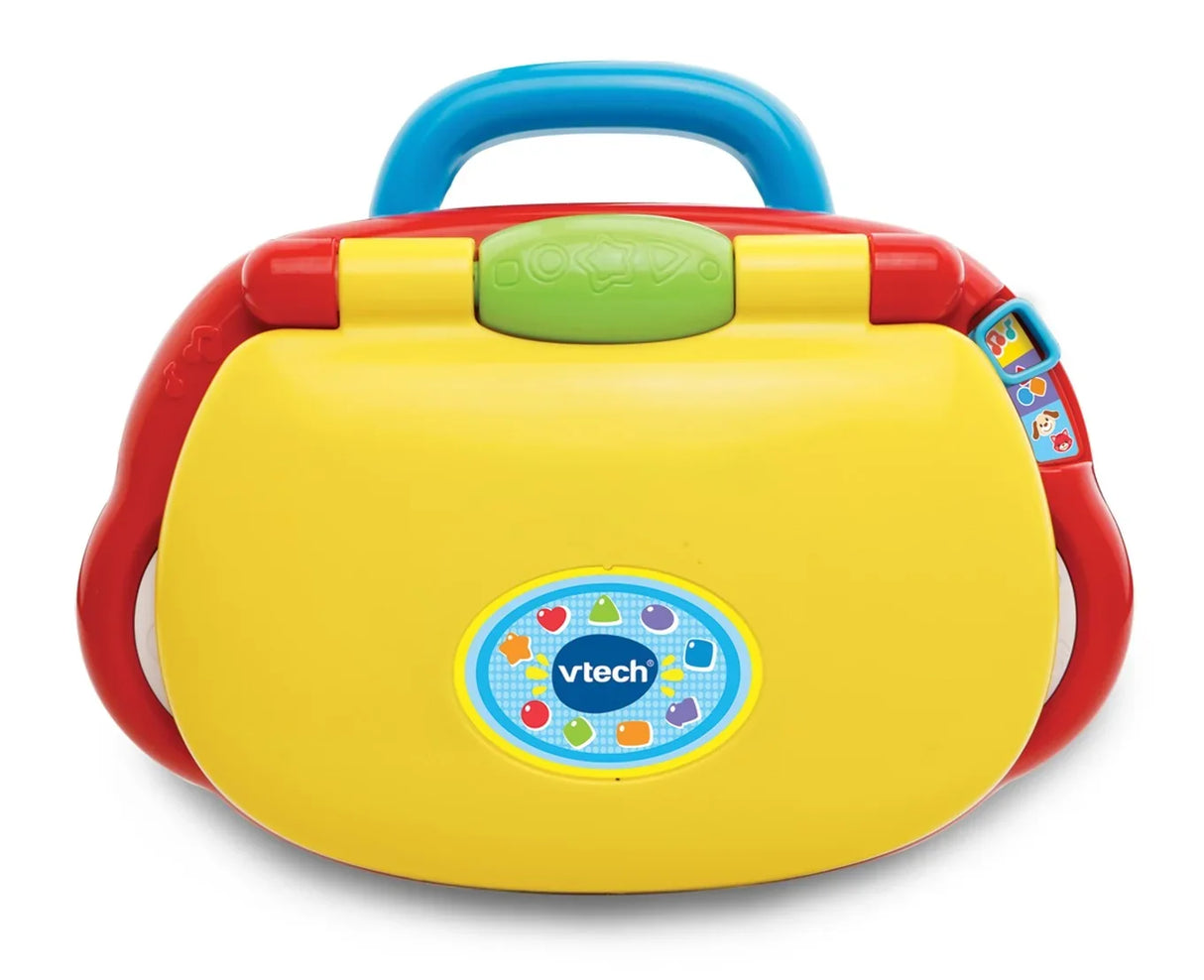 VTech Baby’s Laptop shown closed in colourful carry case design – Ireland