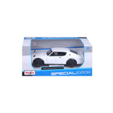 Maisto 1:24 Nissan Skyline 2000GT-R KPGC110 1973 diecast model in Special Edition retail box, shown in side view through the front window