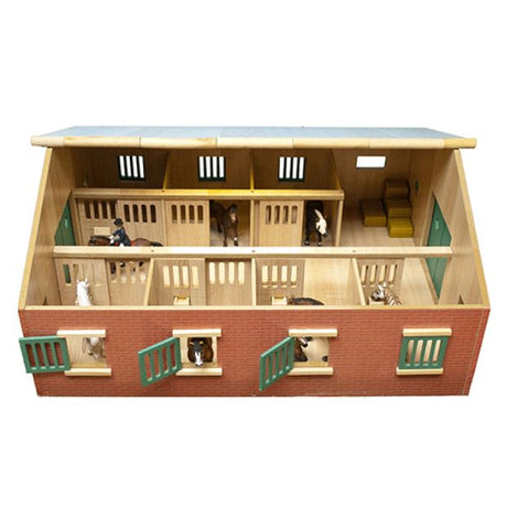Kids Globe Horse Stable with 7 Stalls