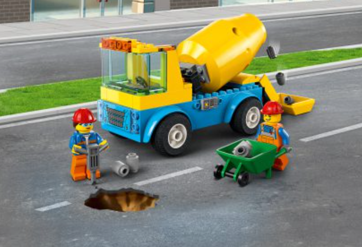 Lego City Cement Mixer Truck - 60325