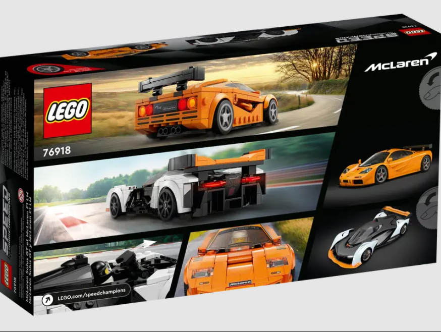 Lego Speed Champions McLaren Solus GT and McLaren F1 LM - 76918