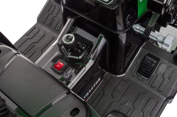 12V Ride On Tractor and Trailer With Roof and Front Loader
