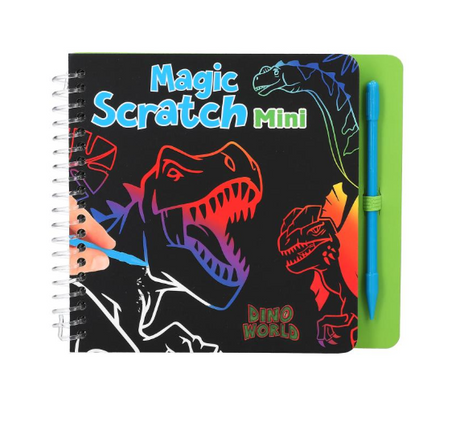 Dino World Mini Magic-Scratch Book 12733