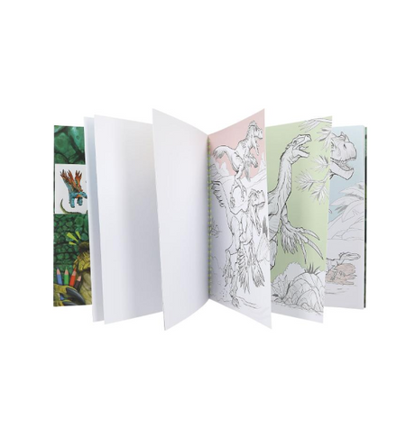 Dino World Colouring Book With Reversible Sequins 12757